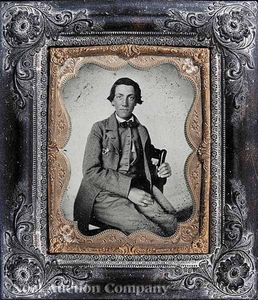 A Group of Six Half Plate Tintype
