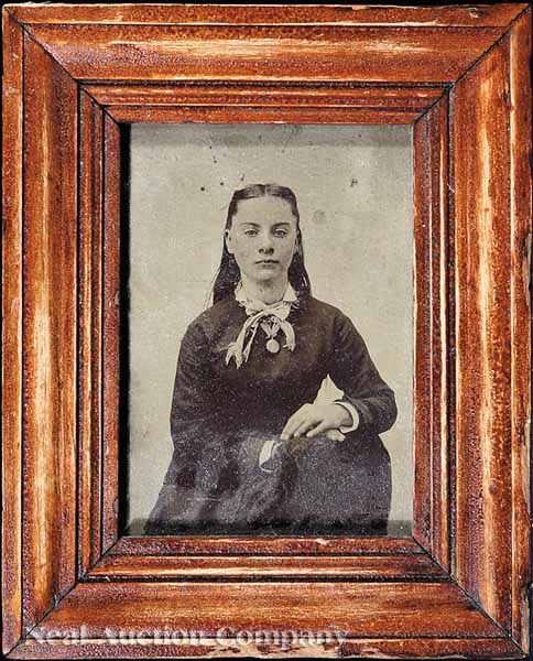 A Group of Six Half Plate Tintype