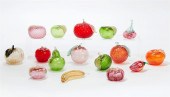 A GROUP OF SIXTEEN MURANO GLAS