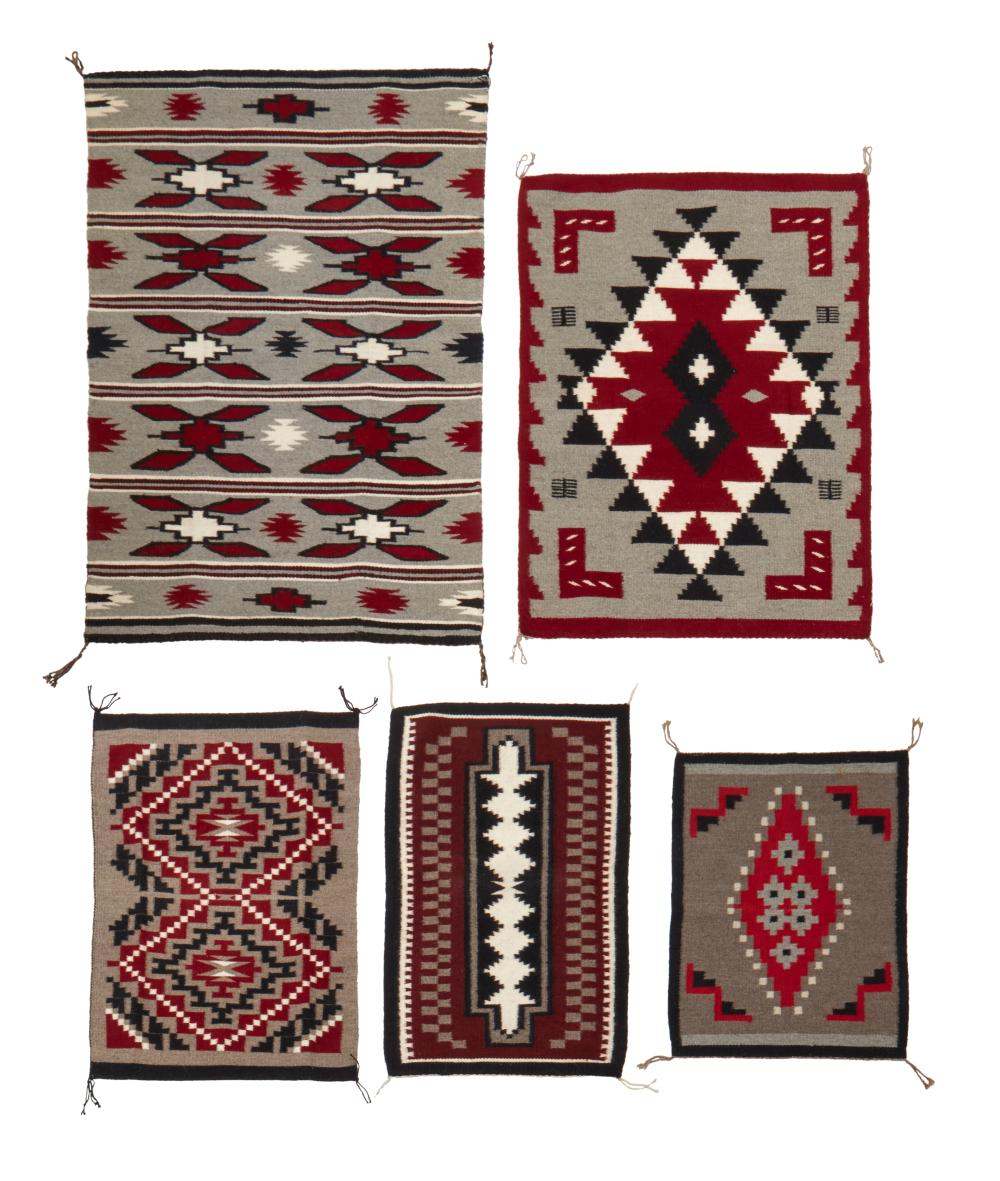A GROUP OF SMALL NAVAJO MATSA group