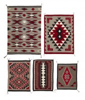 A GROUP OF SMALL NAVAJO MATSA