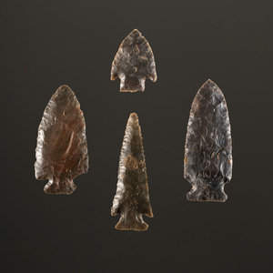 A Group of Sonora Flint Points