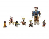 A GROUP OF SOUTHWEST BEADED FI