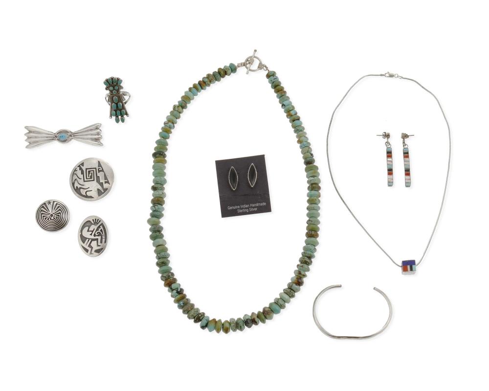 A GROUP OF SOUTHWEST JEWELRYA group
