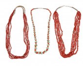A GROUP OF SOUTHWEST NECKLACES