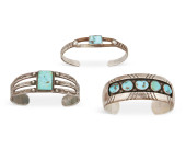 A GROUP OF SOUTHWEST SILVER AN