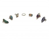 A GROUP OF SOUTHWEST SILVER AN