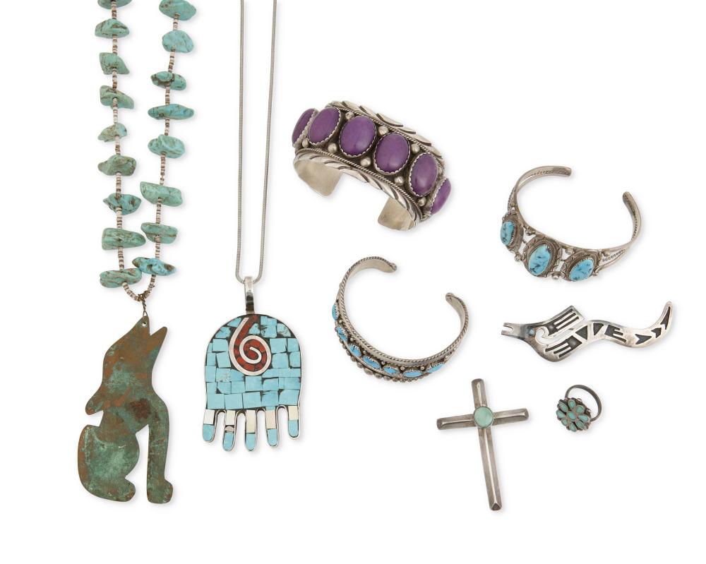 A GROUP OF SOUTHWESTERN-STYLE