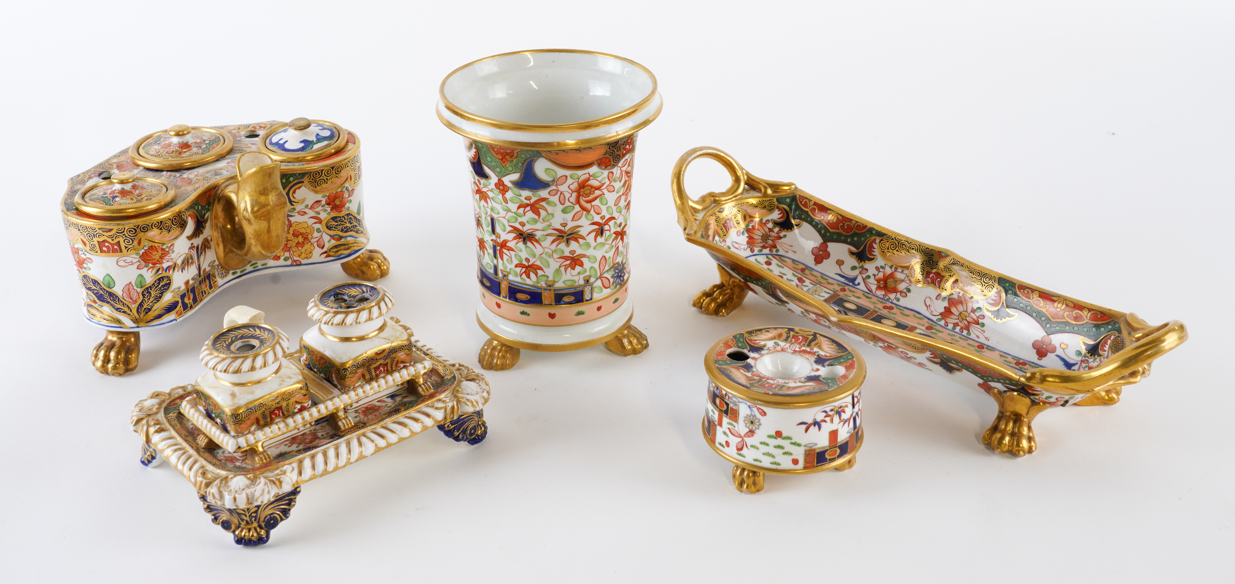 A GROUP OF SPODE `967' PATTERN