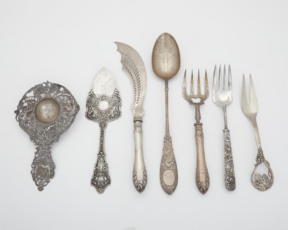 A GROUP OF STERLING AND 800