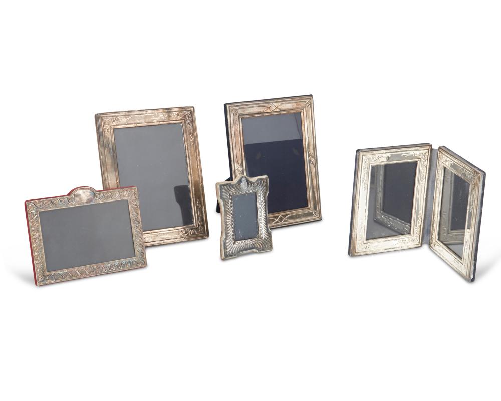 A GROUP OF STERLING PICTURE FRAMESA