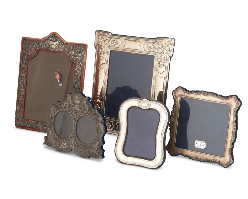 A GROUP OF STERLING PICTURE FRAMESA