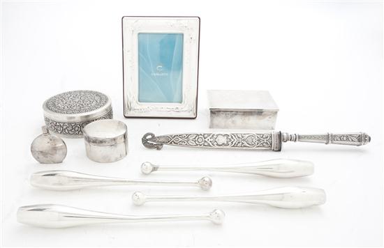 A Group of Sterling Silver and