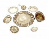 A GROUP OF STERLING SILVER TRA
