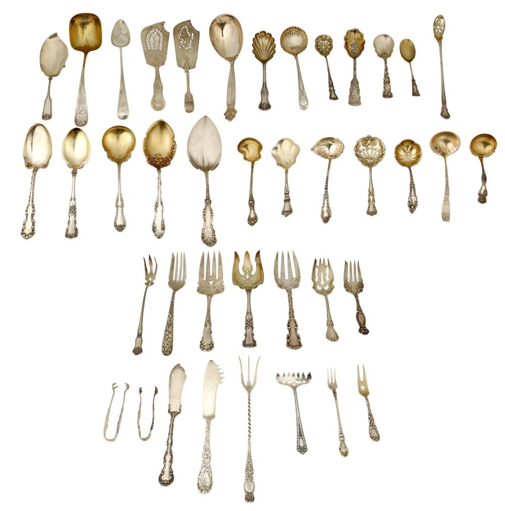 A GROUP OF STERLING SILVER