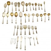 A GROUP OF STERLING SILVER FLA