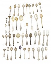 A GROUP OF STERLING SILVER FLA