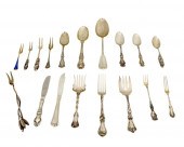 A GROUP OF STERLING SILVER FLA