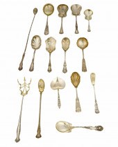 A GROUP OF STERLING SILVER FLA