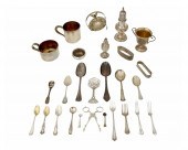 A GROUP OF STERLING SILVER HOL