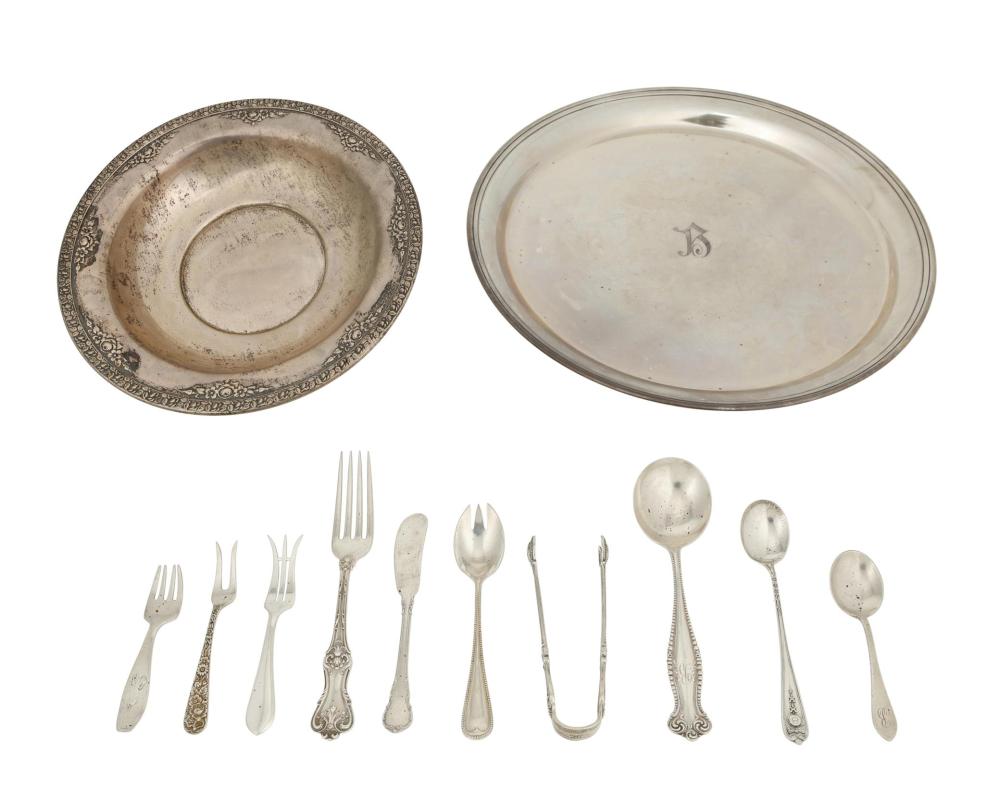 A GROUP OF STERLING SILVER