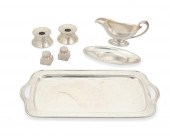A GROUP OF STERLING SILVER TAB