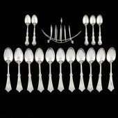 A GROUP OF STERLING SILVER TAB