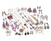 A GROUP OF STERLING SILVER AND