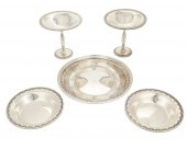 A GROUP OF STERLING SILVER HOL