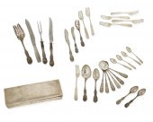 A GROUP OF STERLING SILVER FLA