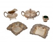 A GROUP OF STERLING SILVER HOL
