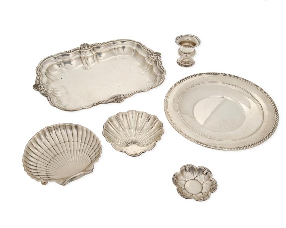 A GROUP OF STERLING SILVER