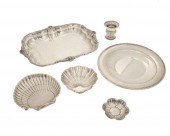 A GROUP OF STERLING SILVER HOL