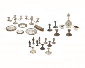 A GROUP OF STERLING SILVER TAB
