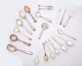 A GROUP OF STERLING SILVER FLA