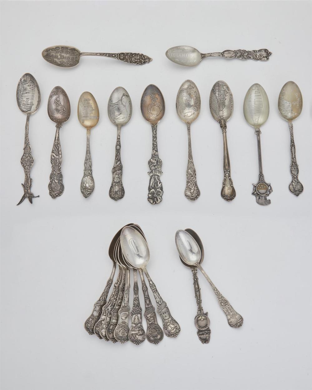A GROUP OF STERLING SILVER