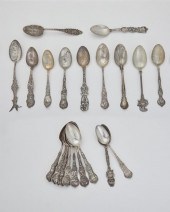 A GROUP OF STERLING SILVER AME