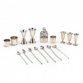A GROUP OF STERLING SILVER BAR