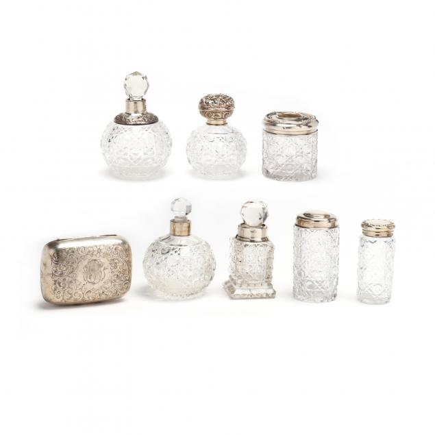 A GROUP OF STERLING SILVER & CUT