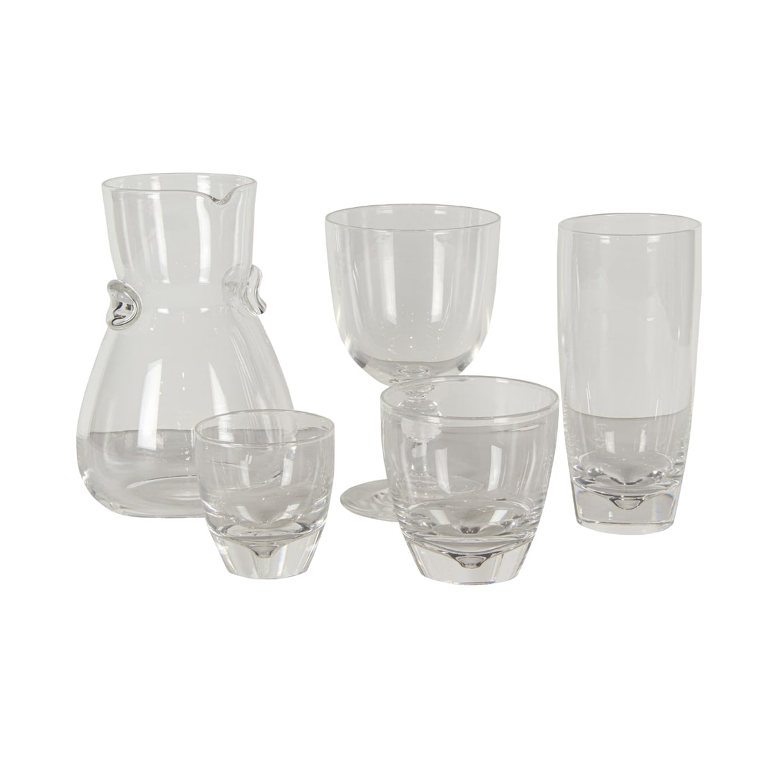 A GROUP OF STEUBEN GLASS