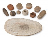 A GROUP OF STONE IMPLEMENTSA g