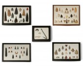 A GROUP OF STONE POINTSA group