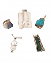 A GROUP OF STUDIO JEWELRYA gro