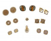 A GROUP OF TANE SILVER EARRING