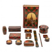 A Group of Tartanware Articles
