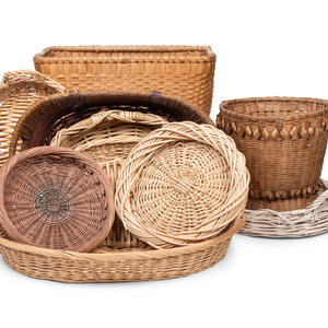 A Group of Ten Baskets Length of