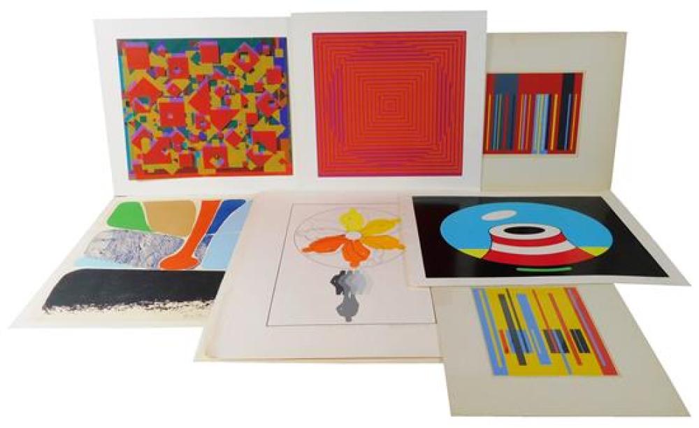 A GROUP OF TEN CONTEMPORARY