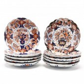 A GROUP OF TEN IMARI PORCELAIN