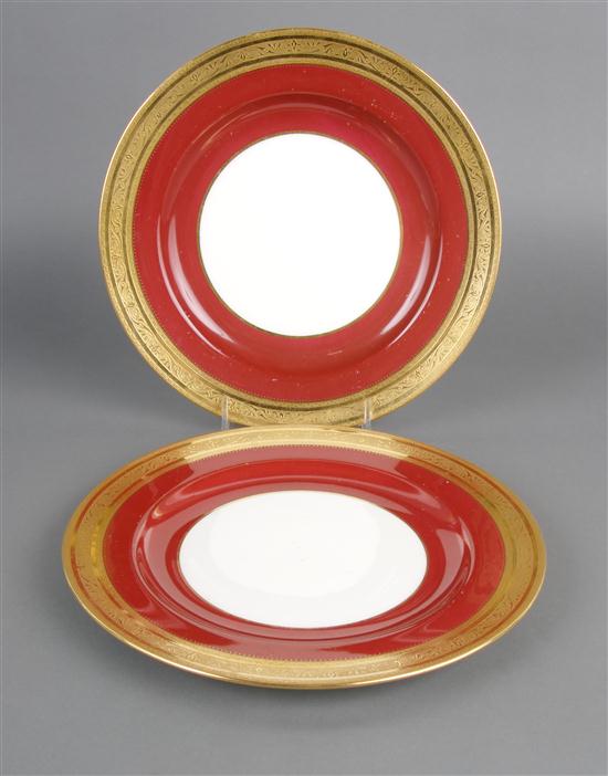 A Group of Ten Mintons Porcelain