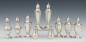 A Group of Ten Sterling Silver